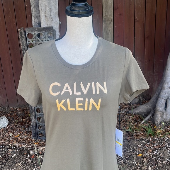 NWT CK Shirt Dress - Picture 2 of 4